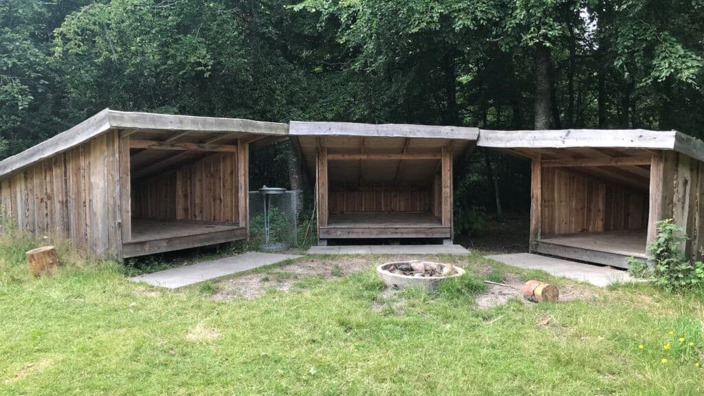 Shelter bei der Stadt Vojens