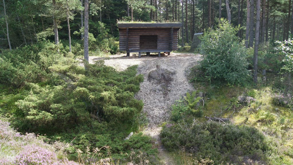 Kollerup plantage, shelter