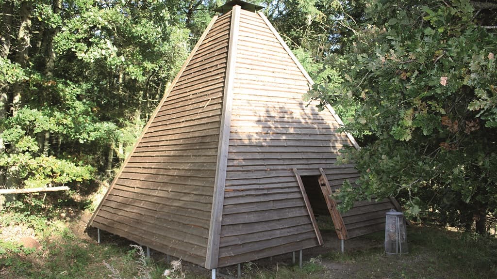 Shelter- og teltplads ved Lindenborg Å