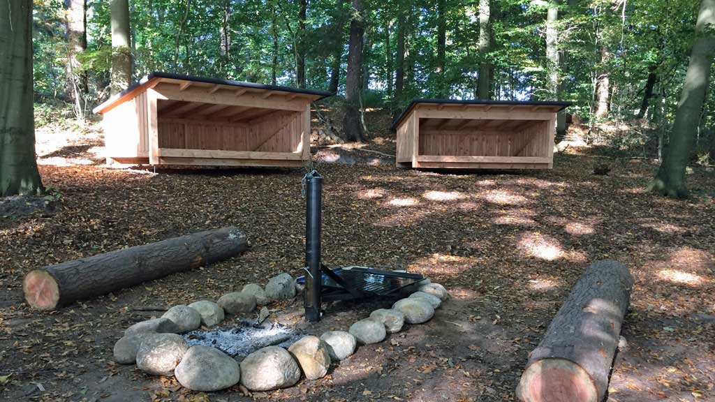 Kollund Skov - Schutzhütten