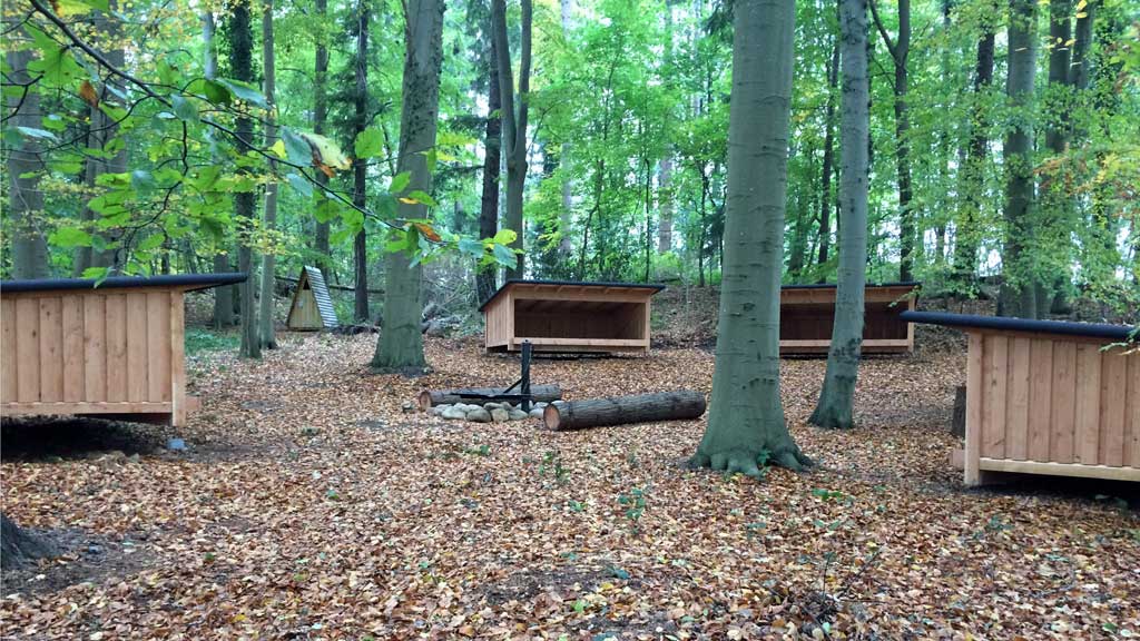 Kollund Skov - Schutzhütten