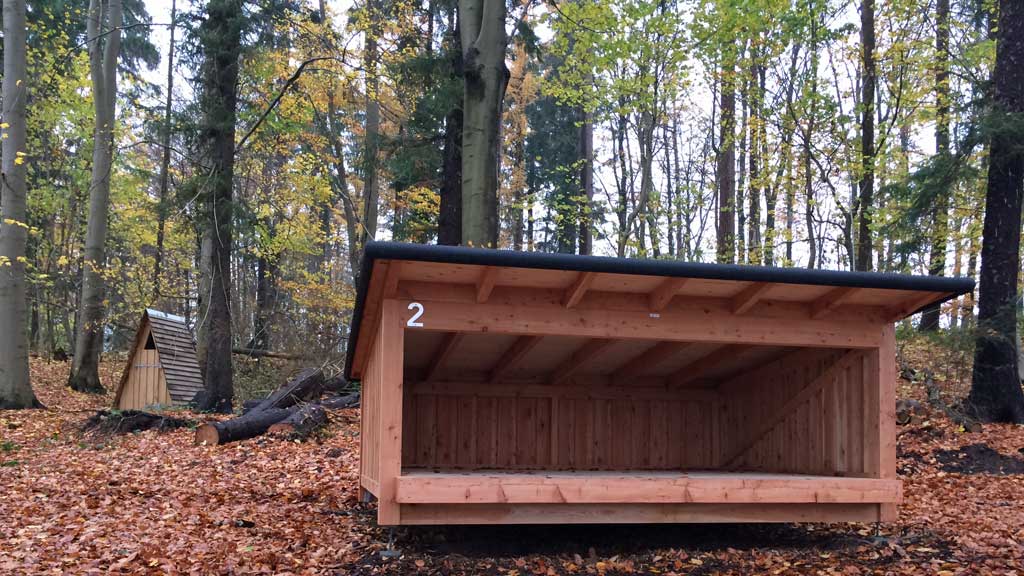 Kollund Skov - Schutzhütten