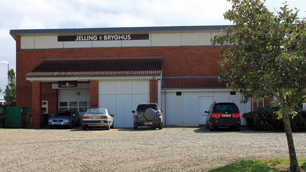 Das Gebäude von Jelling Bryghus