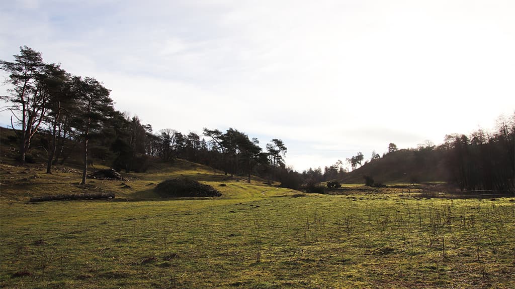 Kapeldalen und die Kapelle St. Margrethe