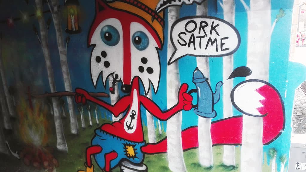 Street art - Jonny Hefty & Mester88 – Boulevarden 29