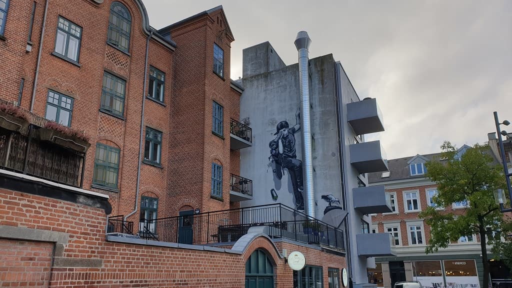 Street art "Out in the Open" - Joe Iurato - Gammeltorv