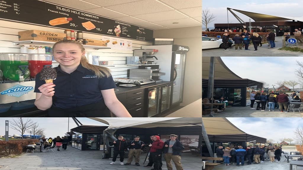 Eishaus bei Restaurant Under Sejlet