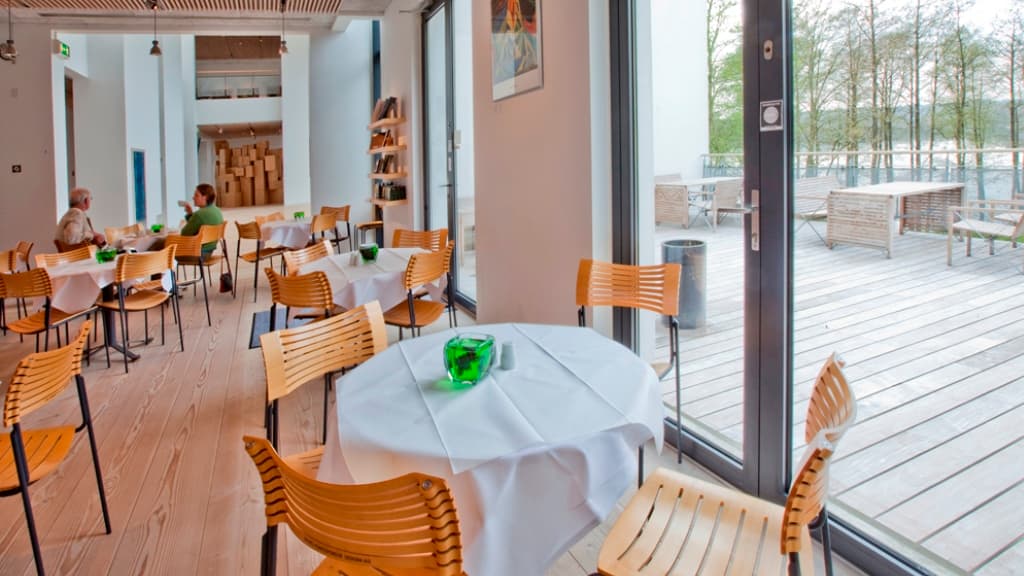 Das Café von dem KunstCenter Silkeborg Bad