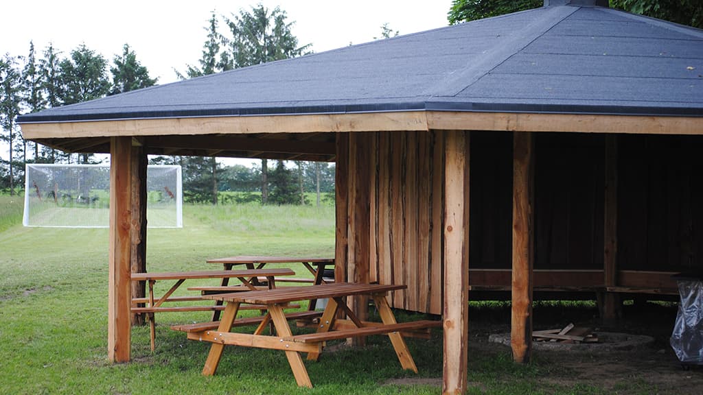 Shelter bei Vejen Fußballgolf